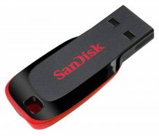Флешка Sandisk 128Gb Cruzer Blade SDCZ50-128G-B35 USB2.0 черный красный