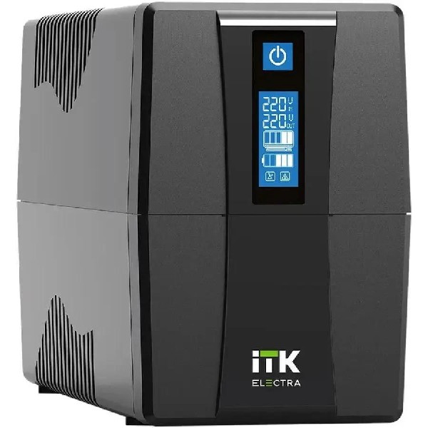 Источник бесперебойного питания ITK EET-0800VA-1-001-S черный, 800BA.