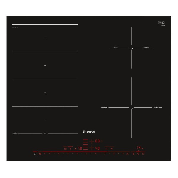 Варочная поверхность Bosch PXE601DC1E индукционная черный